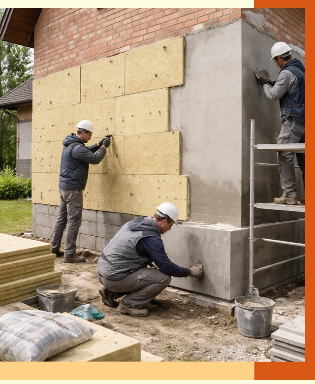 Утепление частного дома в Черкесске под ключ от 7647 руб/м2 — недорого | ТепломастерЧрк