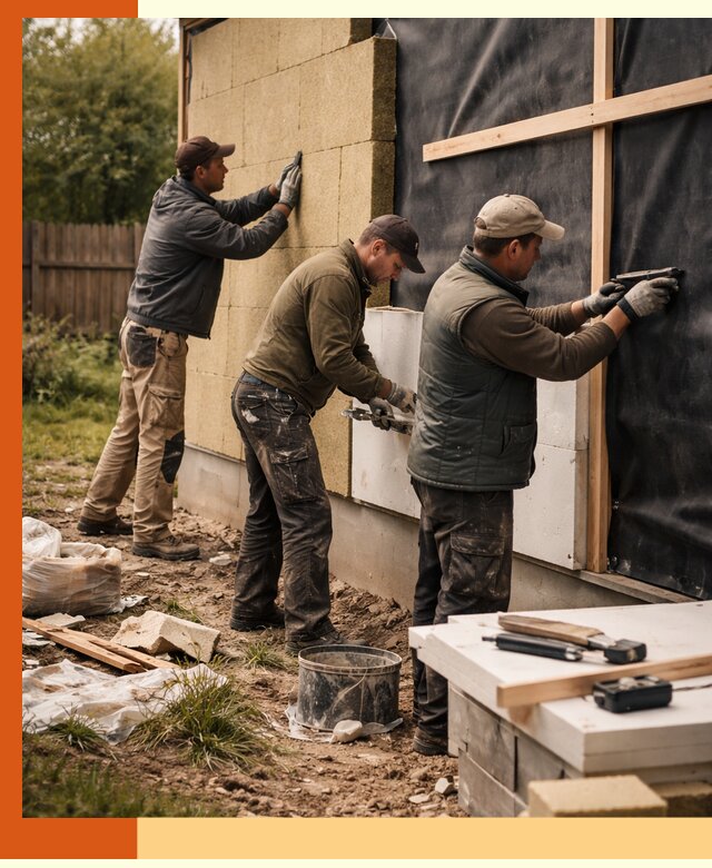 Утепление дачного дома под ключ в Черкесске