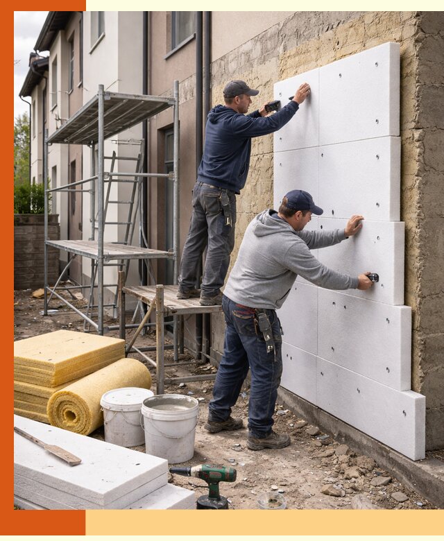 Утепление таунхауса с гарантией комфорта в Черкесске