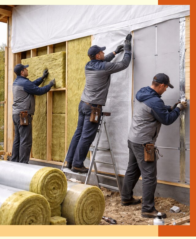 Утепление каркасного дома в Черкесске от 4282 руб./м2 — профессионально | ТепломастерЧрк