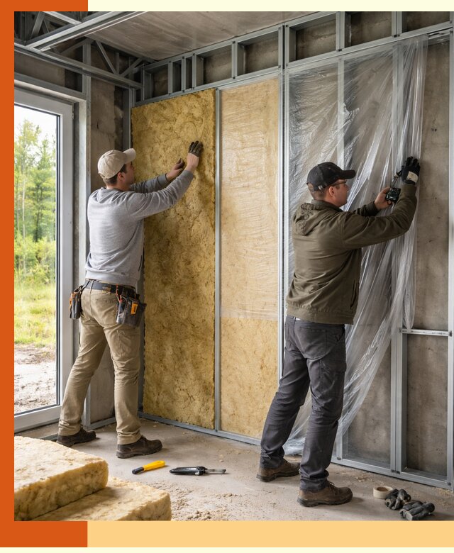 Утепление дома из ЛСТК в Черкесске с гарантией качества и эффективности