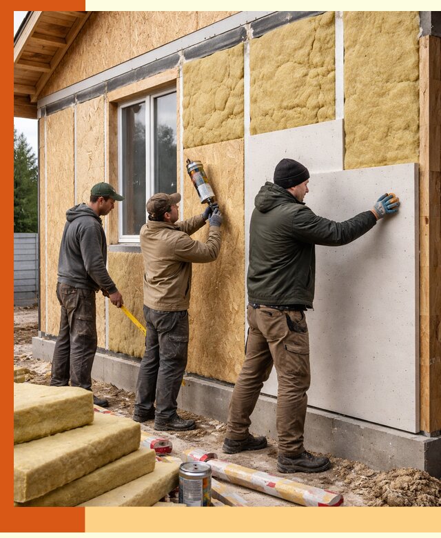 Профессиональное утепление дома из SIP-панелей в Черкесске