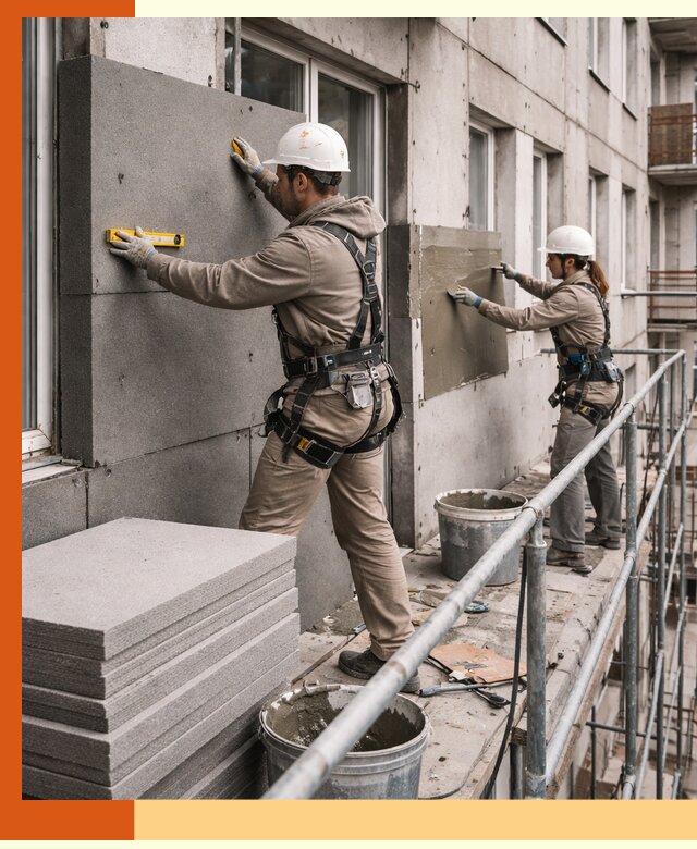 Утепление квартиры снаружи под ключ в Черкесске