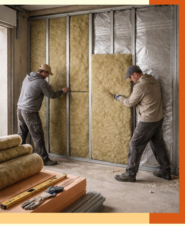 Утепление гаража изнутри в Черкесске от 7647 руб/м2 — работы и цена | ТепломастерЧрк