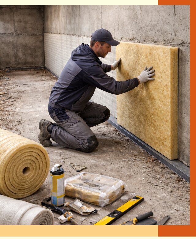 Утепление фундамента изнутри в Черкесске от 4282 руб./м2 — работы под ключ | ТепломастерЧрк