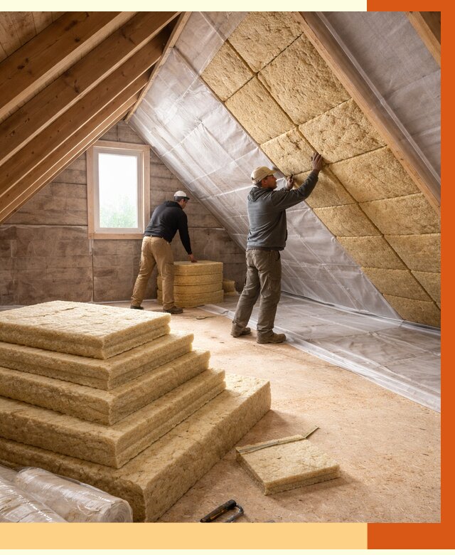 Утепление мансарды в Черкесске от 2549 руб/м2 — комплексно и под ключ | ТепломастерЧрк