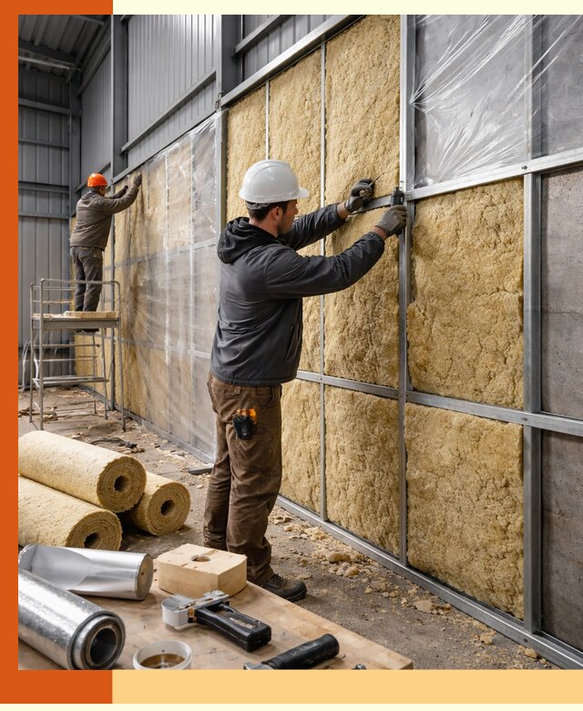 Утепление ангара в Черкесске — профессиональная теплоизоляция помещений