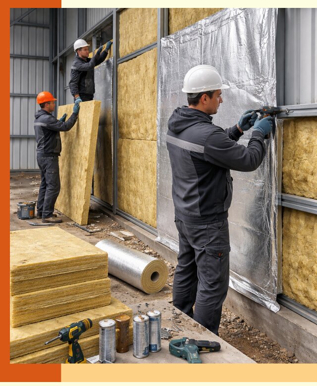 Утепление металлического ангара профессионально в Черкесске