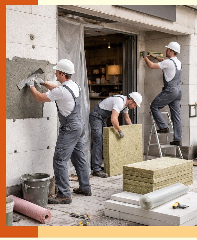 Утепление кафе в Черкесске: профессиональная теплоизоляция и монтаж