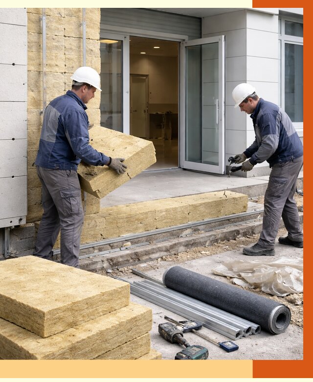 Утепление медицинского центра в Черкесске под ключ от 12745 руб./м² | ТепломастерЧрк