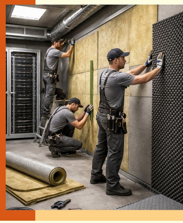 Утепление серверной комнаты профессионально в Черкесске