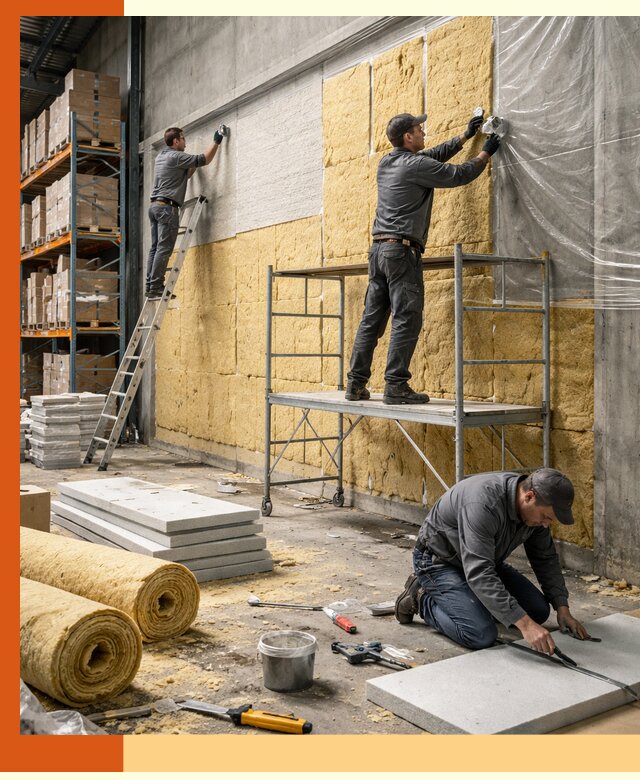 Утепление холодного склада под ключ в Черкесске