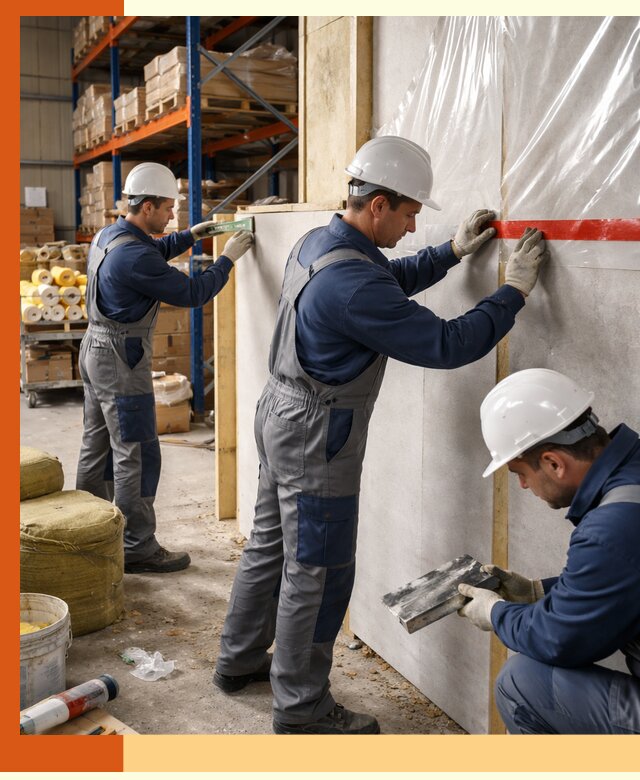 Утепление теплого склада под ключ в Черкесске