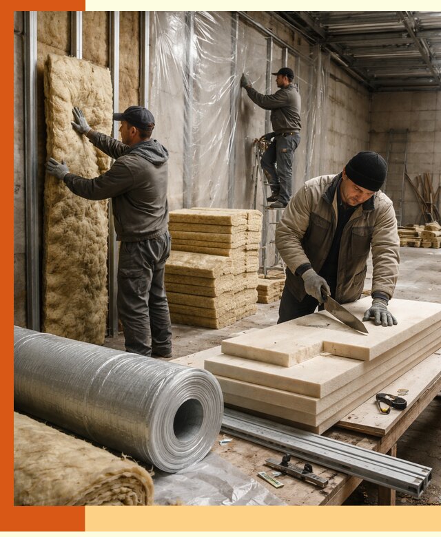 Утепление торгового склада в Черкесске с энергоэффективными решениями