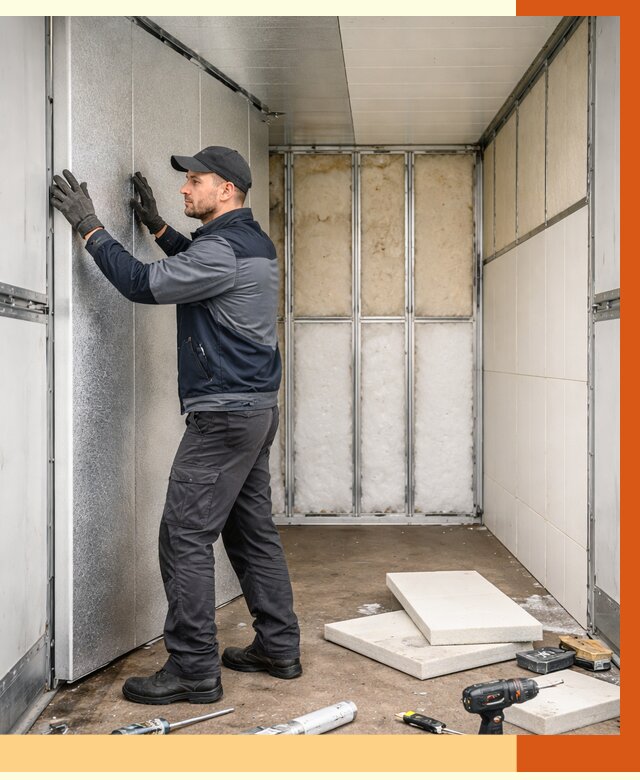 Утепление холодильного кузова в Черкесске от 13765 руб. под ключ | ТепломастерЧрк