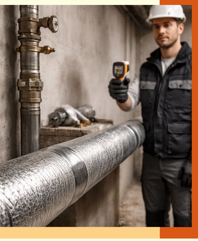 Утепление труб водоснабжения в Черкесске от 8667 руб. за м² — услуги ТепломастерЧрк