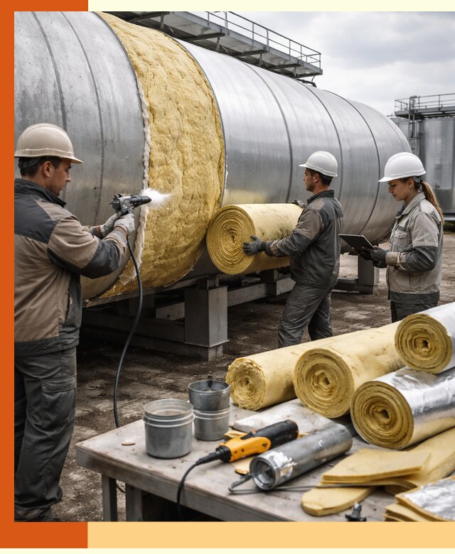 Утепление цистерны в Черкесске — утеплители и монтаж под ключ
