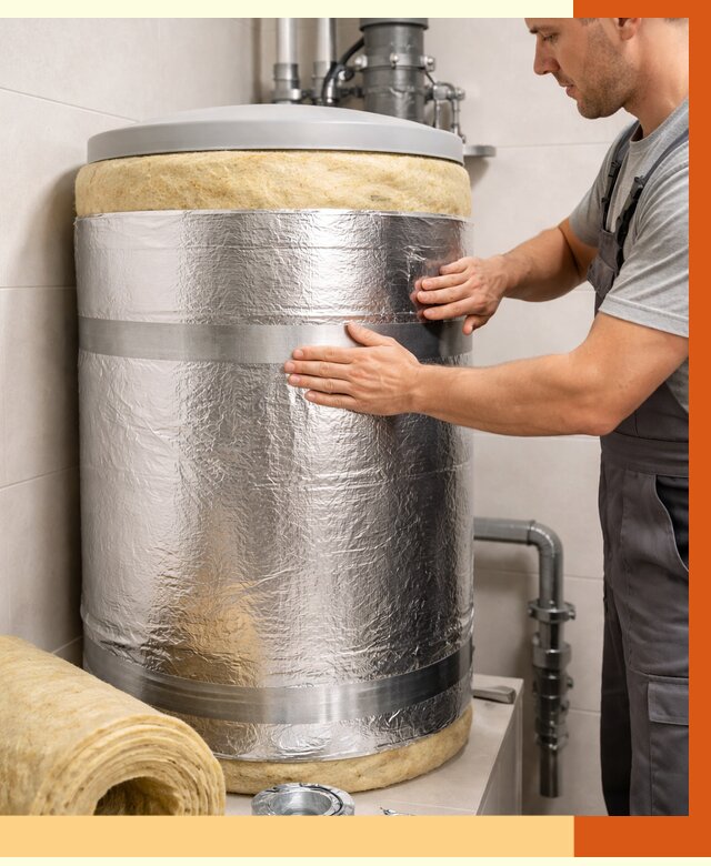 Утепление бойлера в Черкесске от 4588 руб. под ключ | Утепление ППУ | ТепломастерЧрк