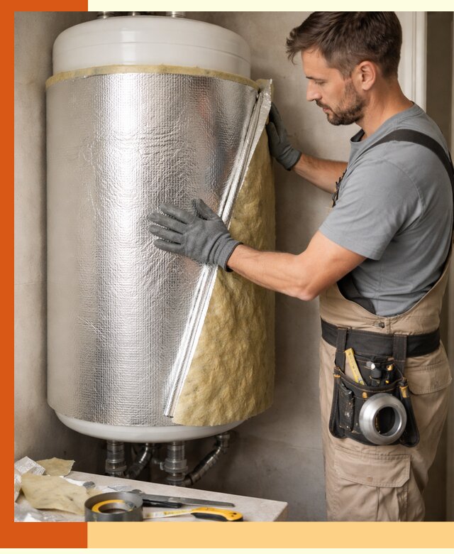 Утепление бойлера в Черкесске для снижения теплопотерь и экономии энергии