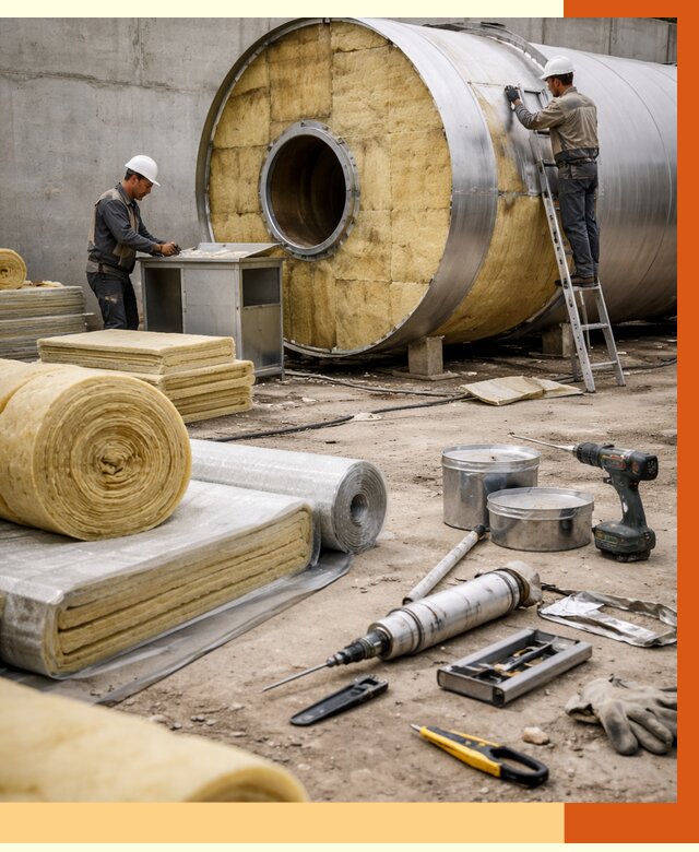 Утепление резервуара с топливом в Черкесске от 28039 руб. под ключ | ТепломастерЧрк