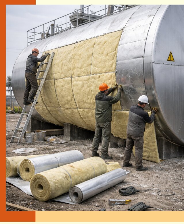 Утепление резервуаров с топливом в Черкесске надежно и экономично