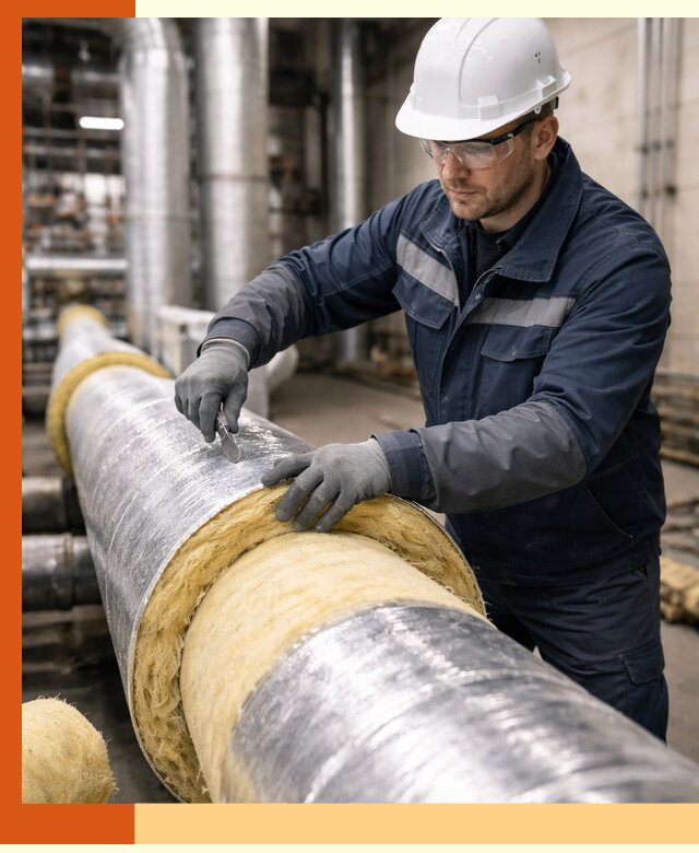 Утепление технологического оборудования и заводских установок в Черкесске