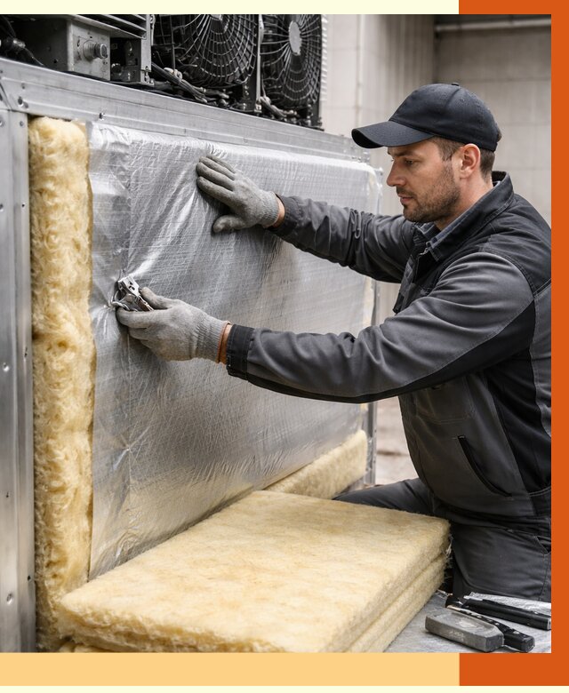 Утепление холодильного агрегата в Черкесске от 8667 руб. под ключ | ТепломастерЧрк