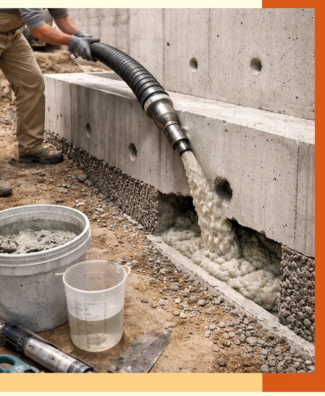 Заполнение полостей фундамента в Черкесске от 6933 руб. под ключ | ТепломастерЧрк