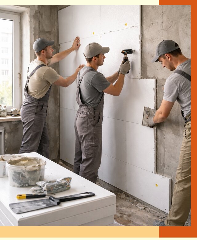 Утепление пенопластом домов и стен в Черкесске от 1886 руб. — ТепломастерЧрк