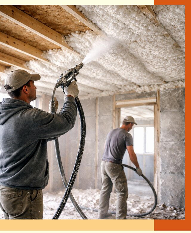 Утепление пеноизолом в Черкесске от 1631 руб./м2 под ключ | ТепломастерЧрк