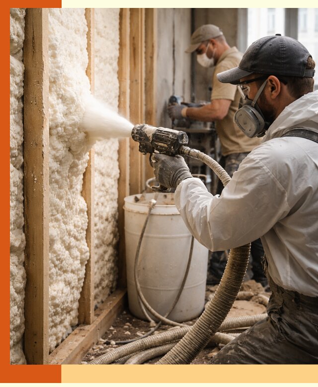 Утепление пеноизолом жилых и коммерческих объектов в Черкесске