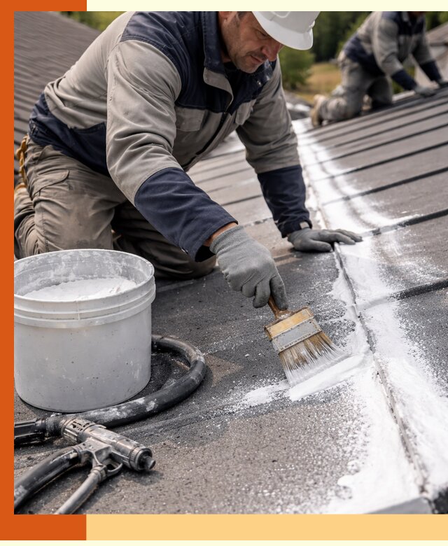 Утепление кровли жидкой теплоизоляцией в Черкесске