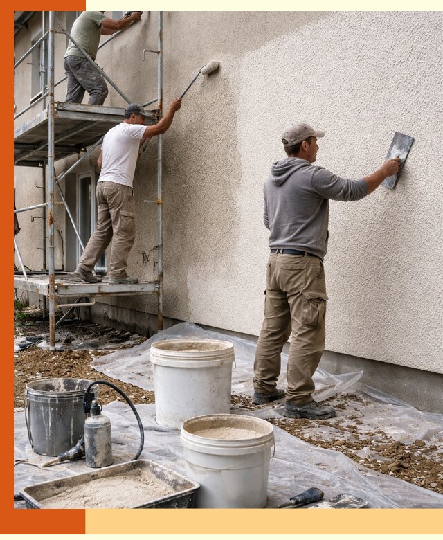 Утепление фасада жидкой пробкой в Черкесске