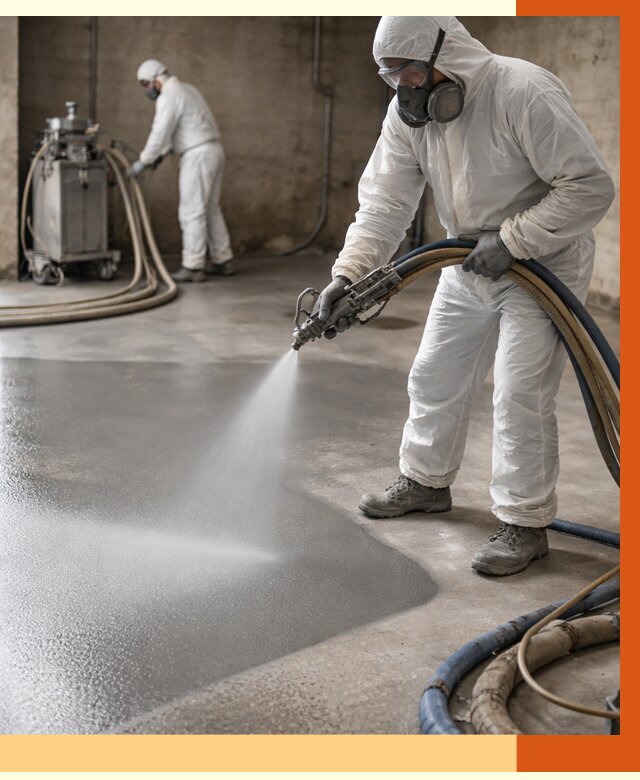 Гидроизоляция полимочевиной в Черкесске от 8667 руб/м² — напыление полимерной гидроизоляции | ТепломастерЧрк