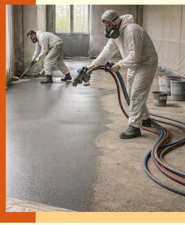 Гидроизоляция полимочевиной полов и конструкций в Черкесске