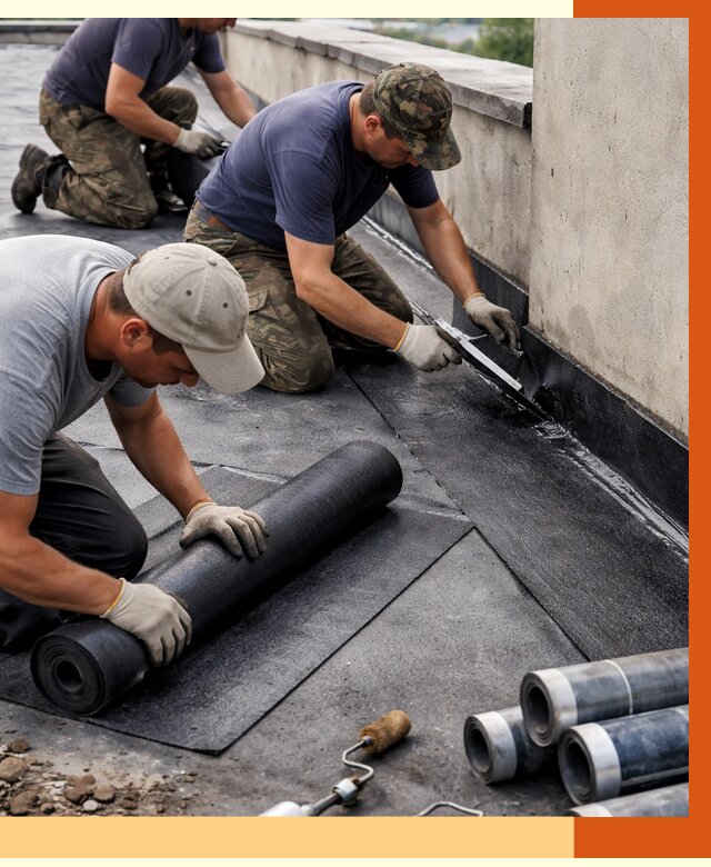 Гидроизоляция кровли в Черкесске от 4588 руб. — профессиональная гидроизоляция крыши | ТепломастерЧрк