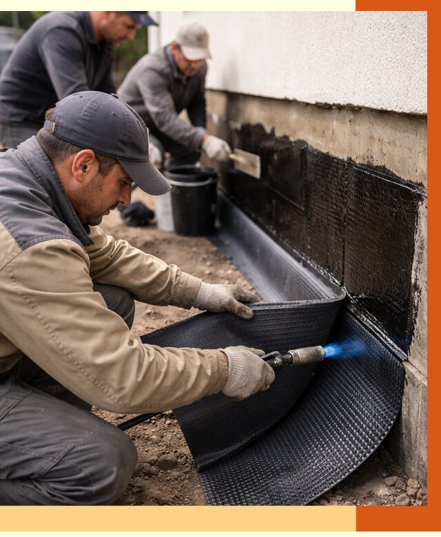 Гидроизоляция цоколя и отмостки в Черкесске от 8667 руб. — ТепломастерЧрк