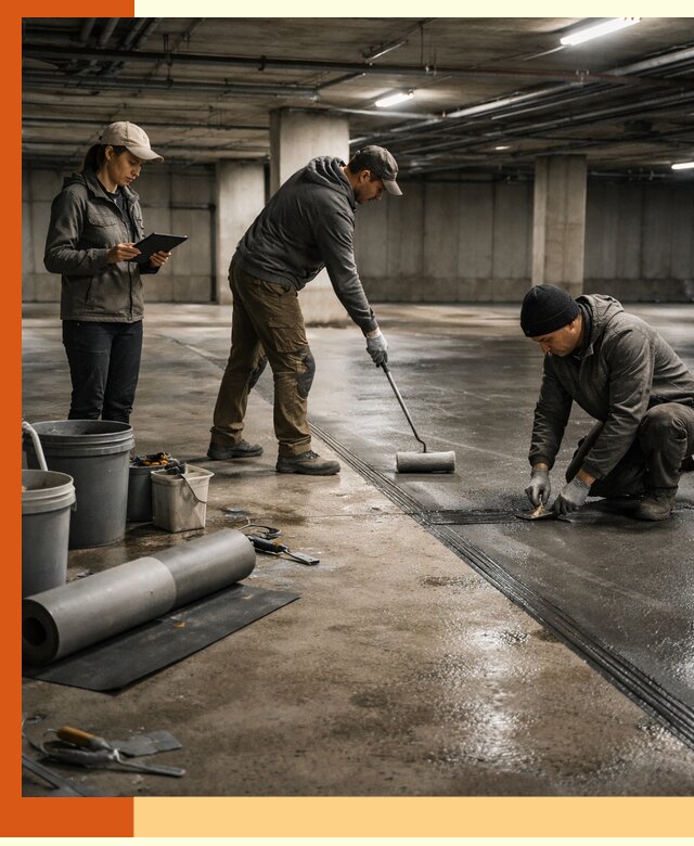 Гидроизоляция паркинга в Черкесске: качественная защита зданий