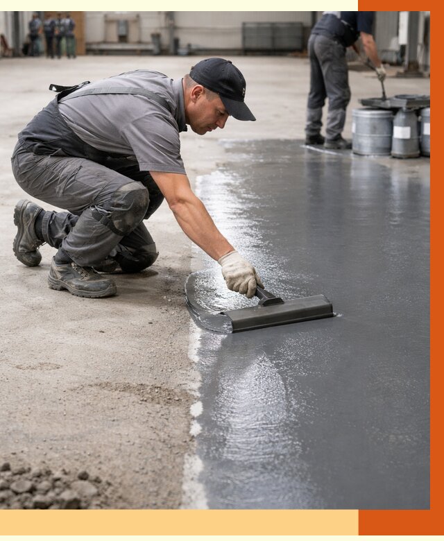 Гидроизоляция промышленного пола в Черкесске от 1224 руб./м2 — ТепломастерЧрк специалисты под ключ