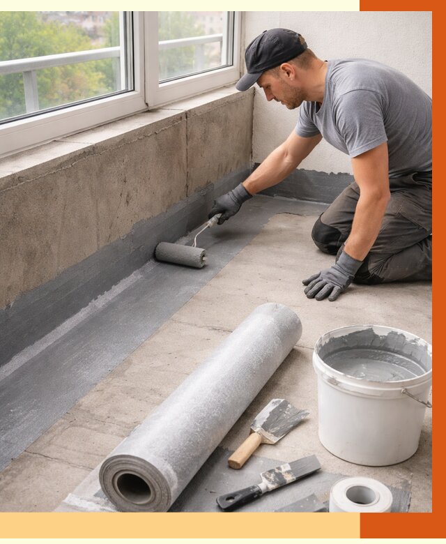 Профессиональная гидроизоляция балкона в Черкесске от 4282 руб. | ТепломастерЧрк