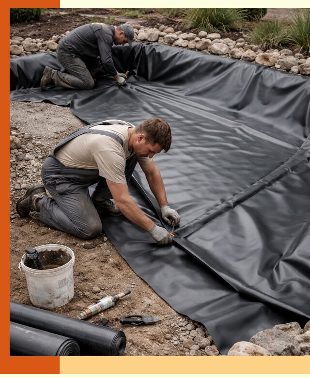 Гидроизоляция пруда в Черкесске: надежная защита и герметизация