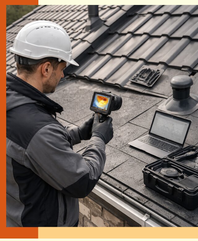 Тепловизионное обследование кровли в Черкесске для выявления дефектов